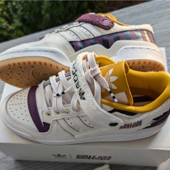 ADIDAS FORUM LOW GIRLS ARE AWESOME limited edition 2021 Womens 8 sneakers NEW - Picture 15 of 16